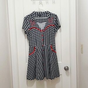Sourpuss gingham dress